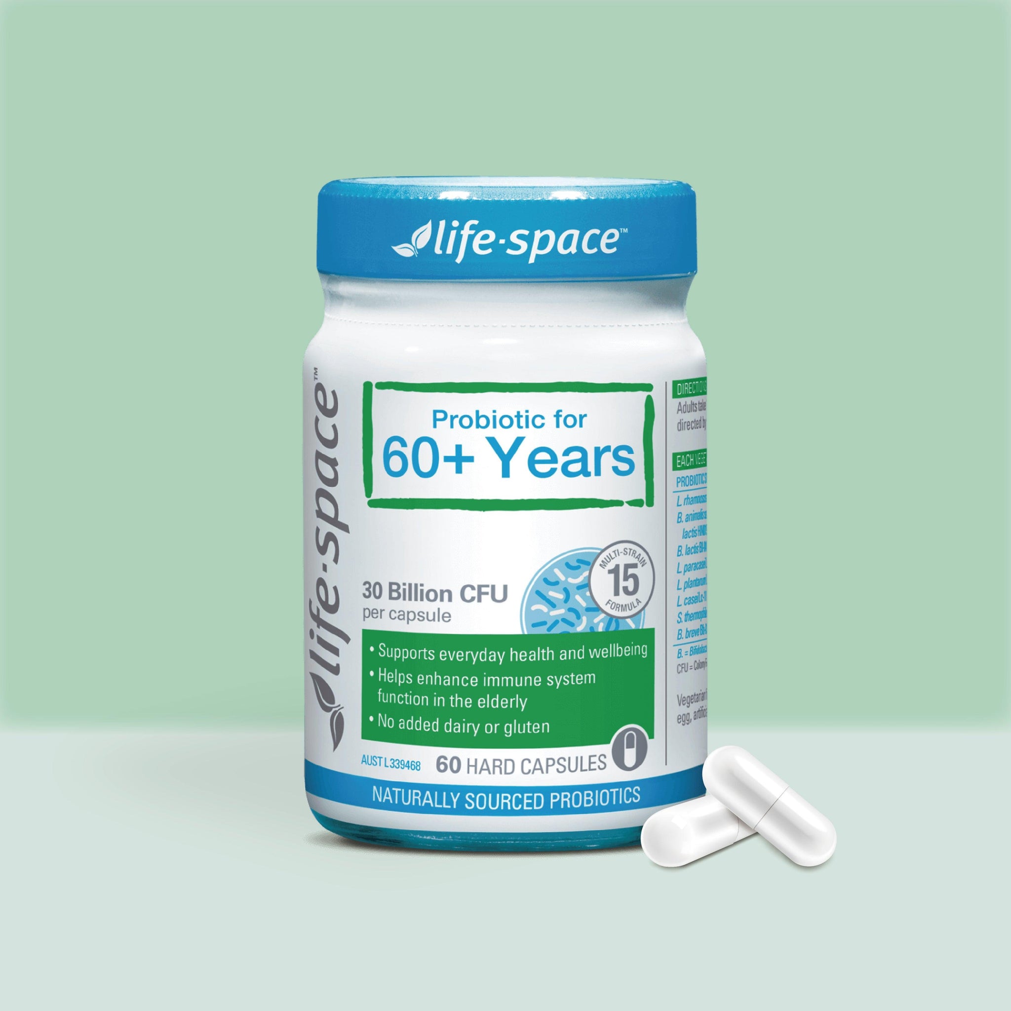 Life-Space 60 +樂齡益生菌 - 益生菌專家 - 澳洲 Life-Space