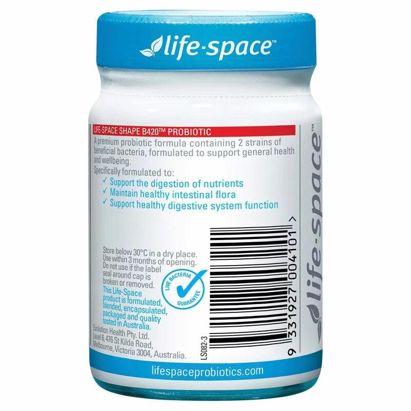 Life Space B420 益生菌 標示